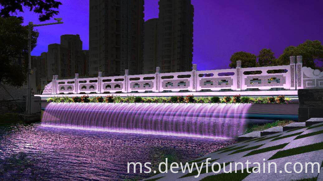 2020 Panas Skrin Air Panas Fountain Show Project mengejutkan dan ajaib